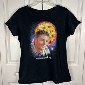 Supernatural Dean Winchester Love Me Some Pie Junior Girls T-Shirt XL
